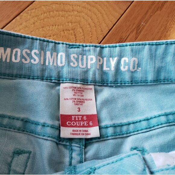 🔹️Mossimo Turquoise Denim Upcycled Skirt Size 3 - Picture 6 of 8